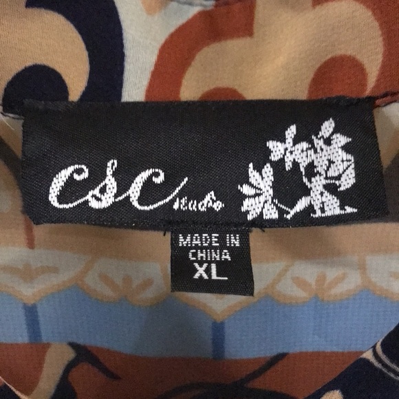 CSC Studio - Shear Button-down Blouse - Picture 2 of 4